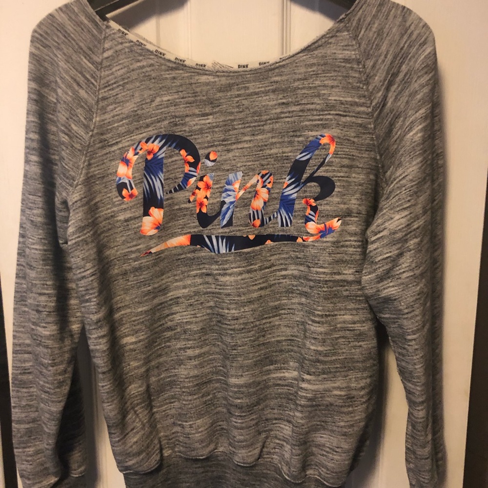 Grey Sweater PINK